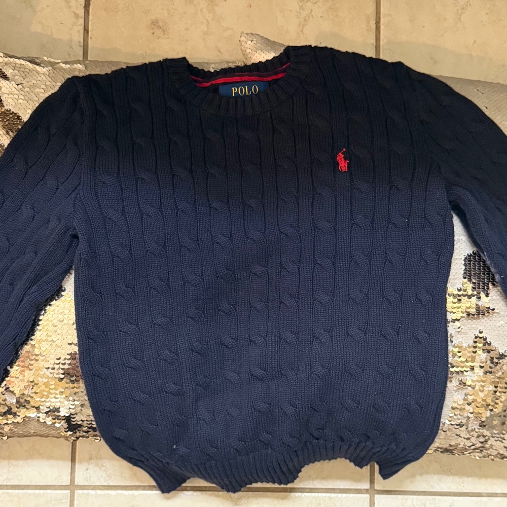 Polo Boy Sweater (Youth 8)